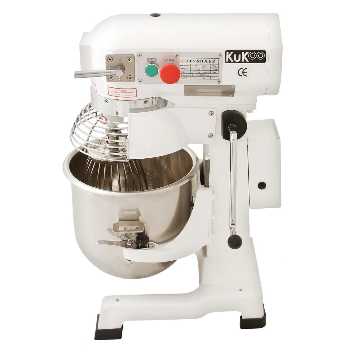 Commercial Planetary Food Mixer / Spiral Mixer - 15L