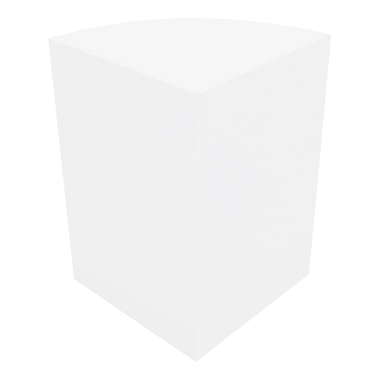 Retail Shop Corner Counter LM60 - White
