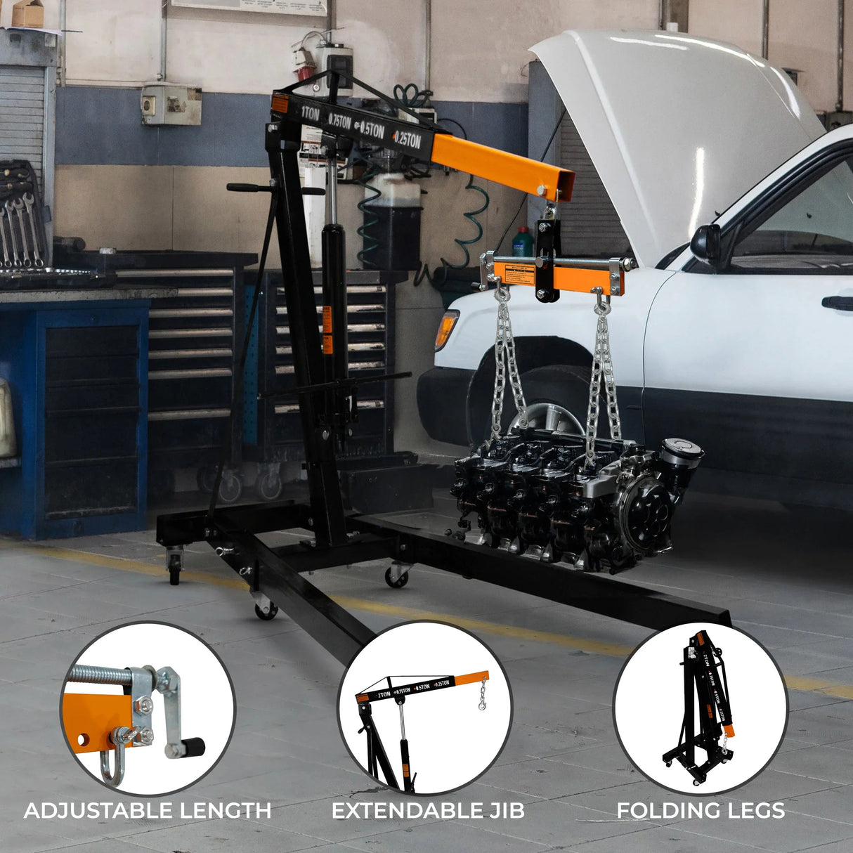 Engine Crane 1 Tonne & Load Leveller