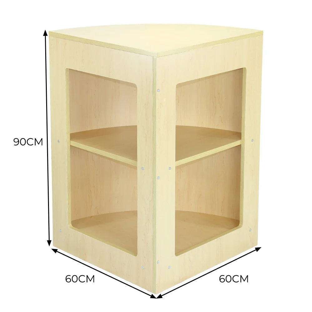 Retail Shop Corner Counter CM60 - Maple