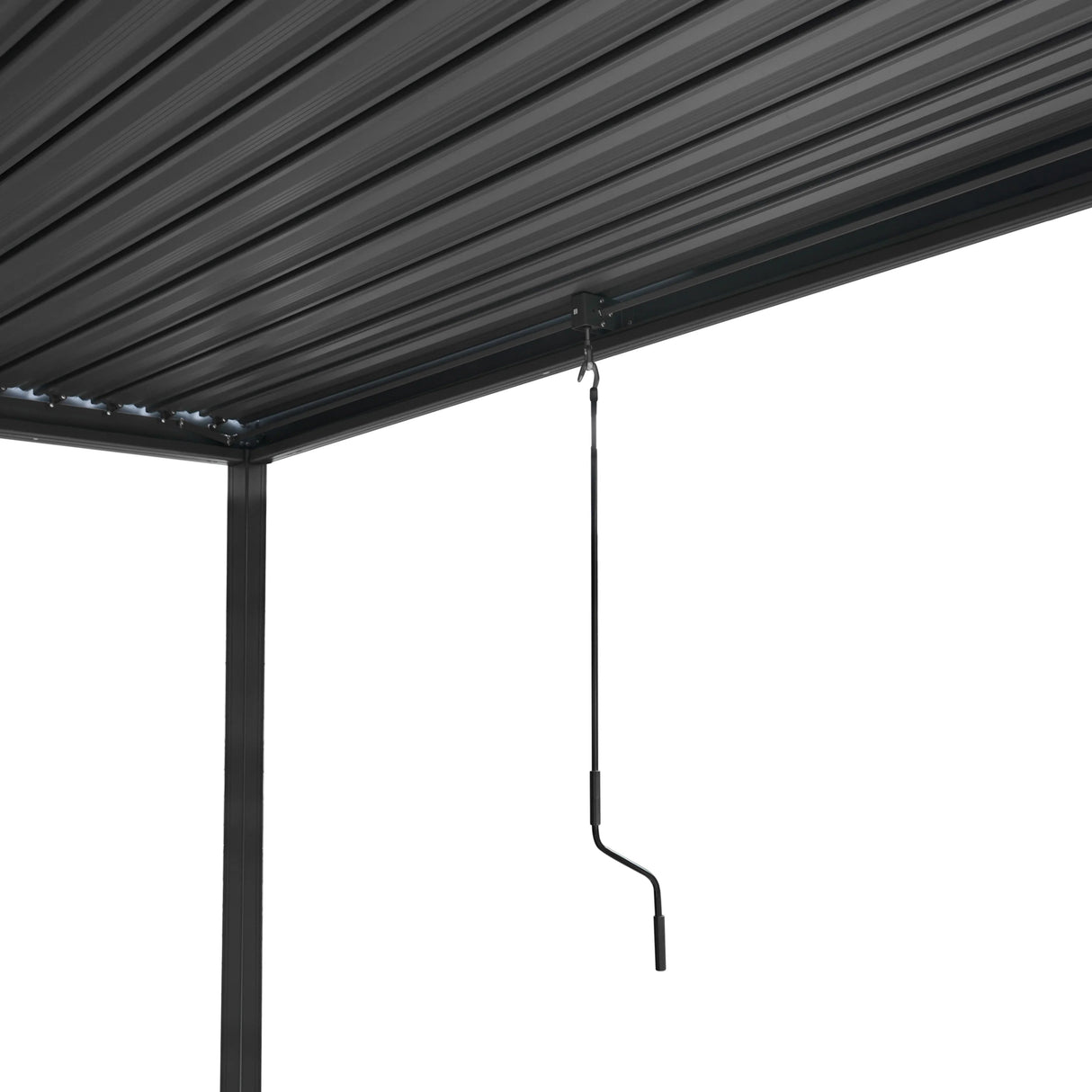 Aluminium Pergola With Anthracite Blinds - 3m x 4m