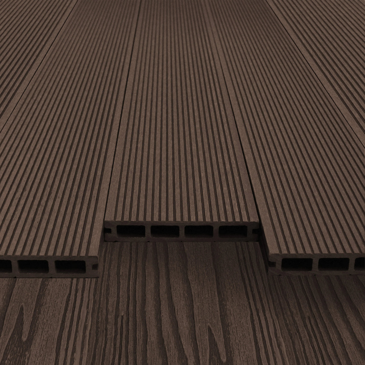 Composite Decking Boards x 5 – Brown