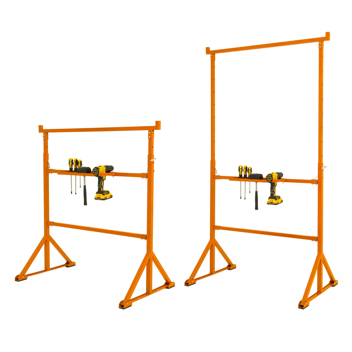 Trestle Stand x 2 & Mortar Board Stands 500mm H x 3