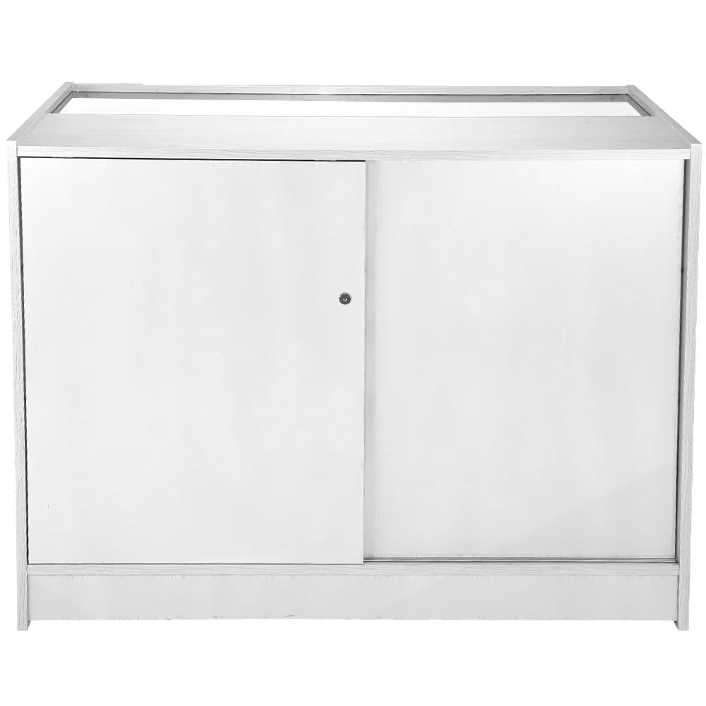 Mars Brilliant White Shop Counter & Retail Display Set