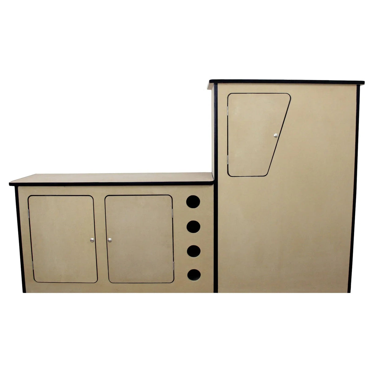 11sqm Black Van Lining & Glue With Camper Kitchen