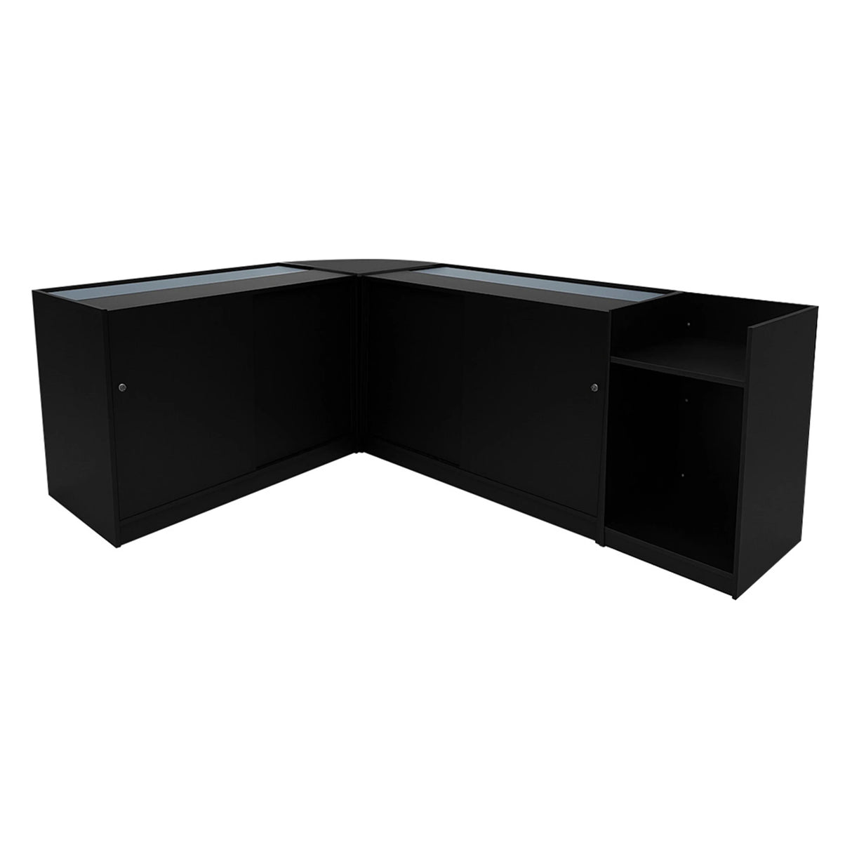 Polaris LED Shop Counter Set K1200, B1200, TB60 & CM60 - Black