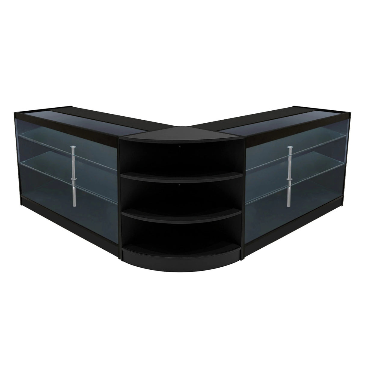 Apollo LED Shop Counter Set LM60 & 2 x K1500 - Black