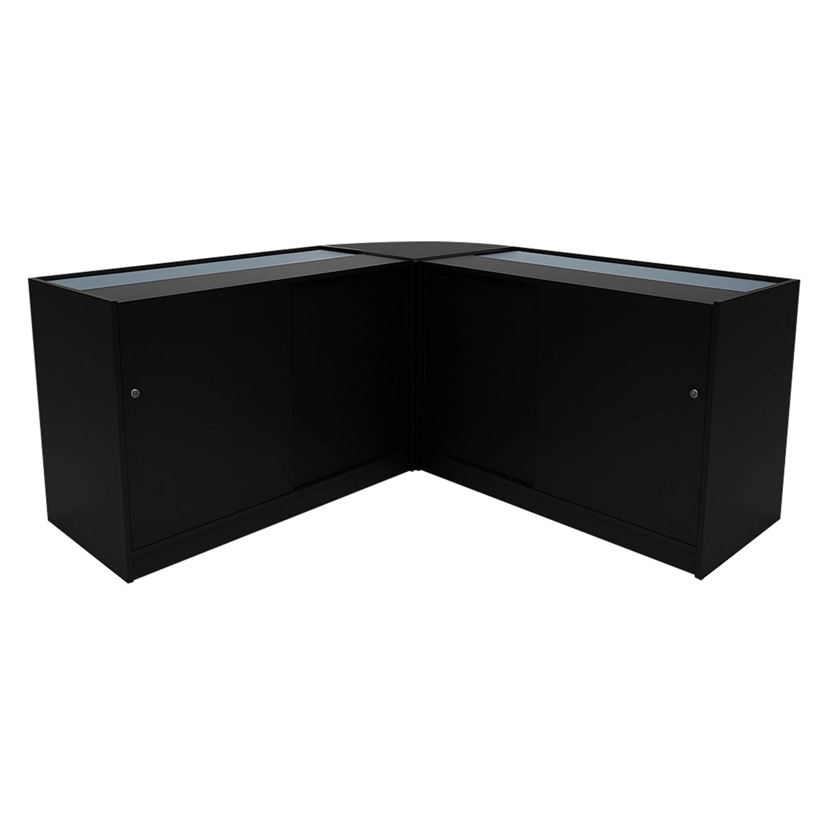 Apollo LED Shop Counter Set LM60 & 2 x K1500 - Black
