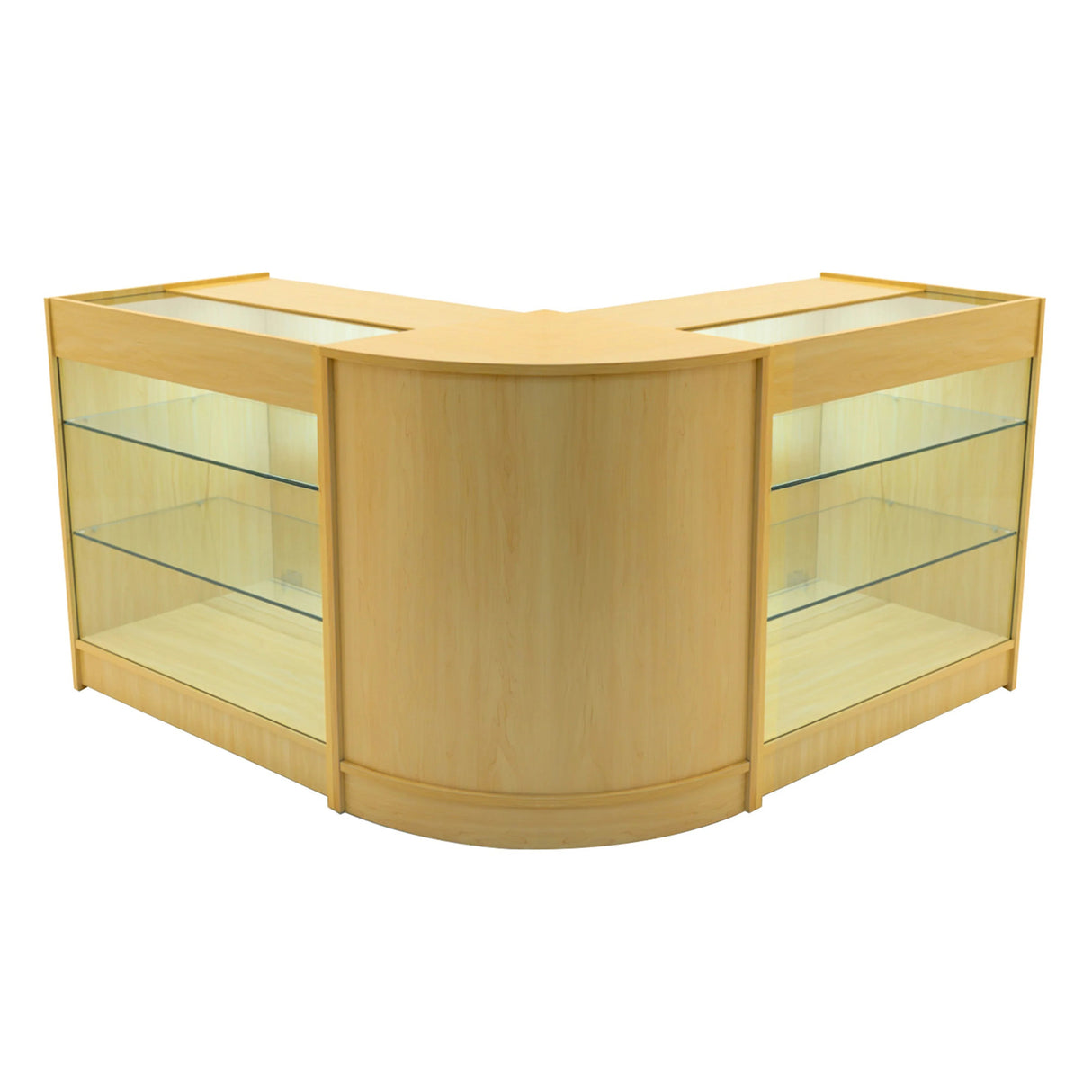 Helios LED Shop Counter Set CM60 & 2 x K900 - Maple