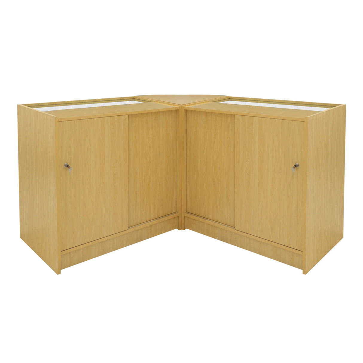Harmonia LED Shop Counter Set B900, C900 & LM60 - Maple