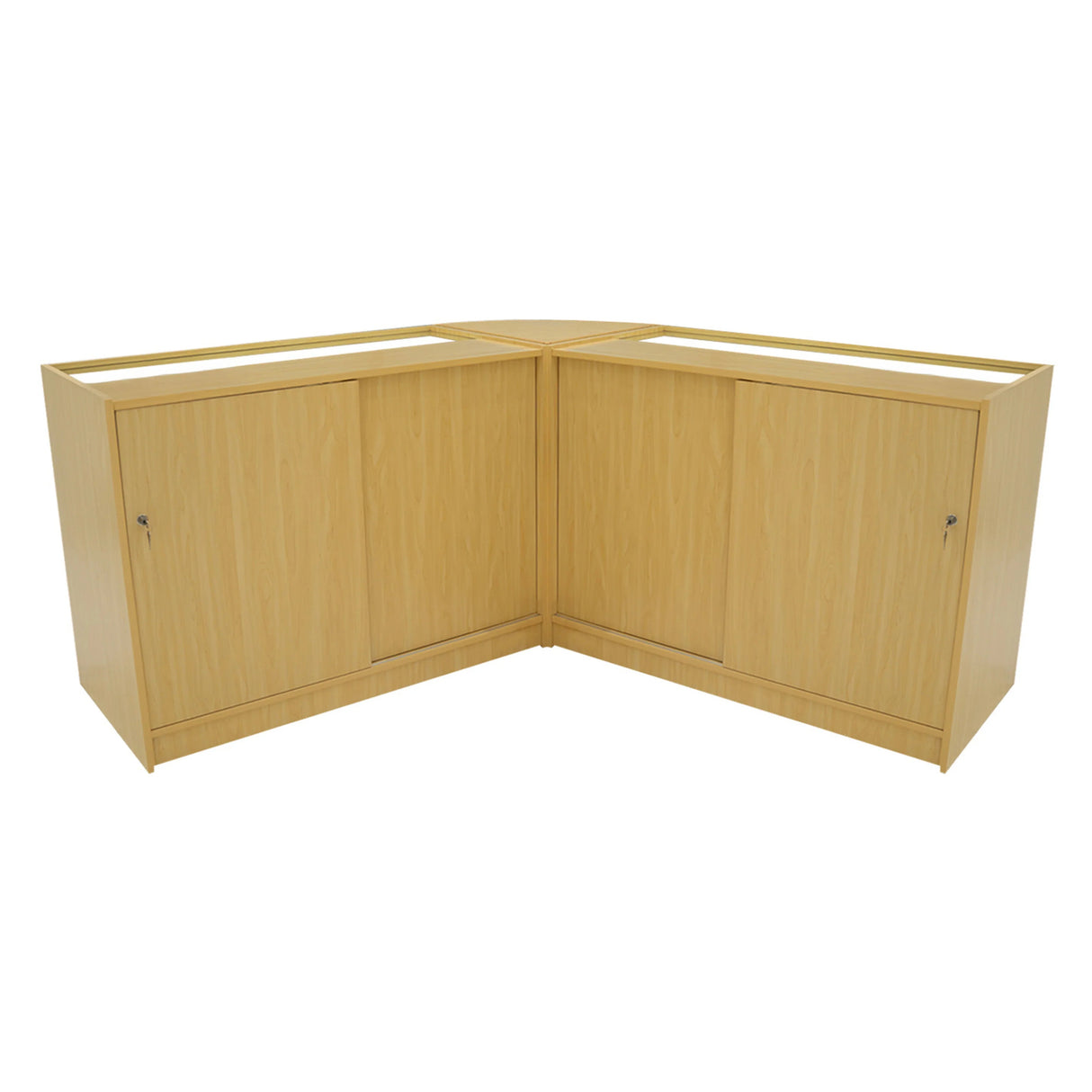 Demeter LED Shop Counter Set K1200, B1200 & LM60 - Maple