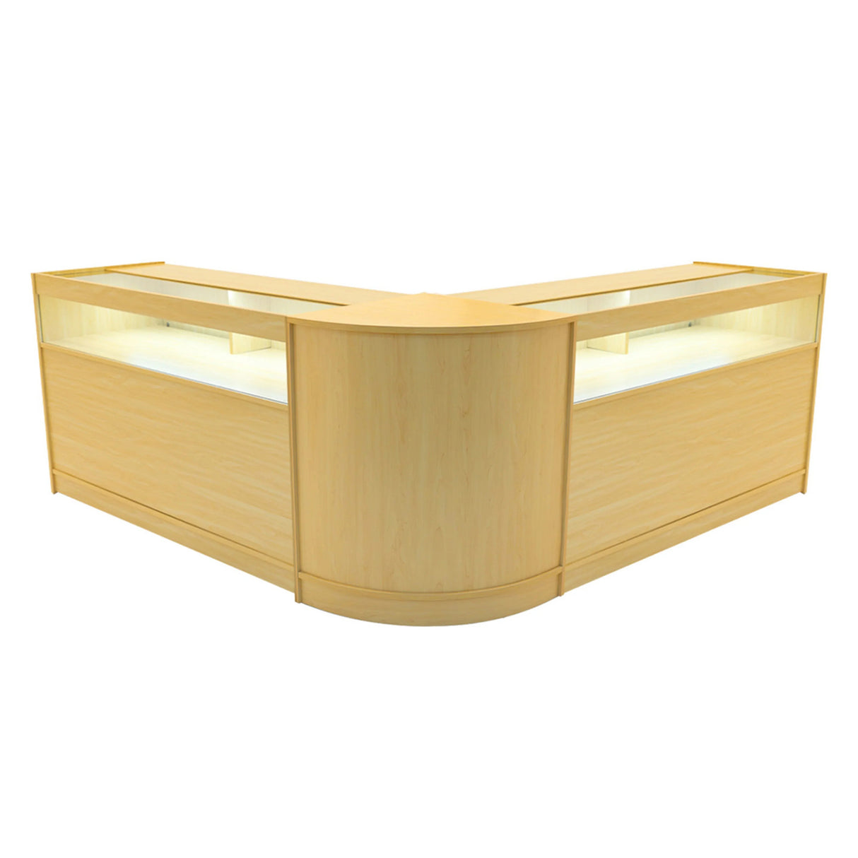 Iris LED Shop Counter Set CM60 & 2 x B1500 - Maple