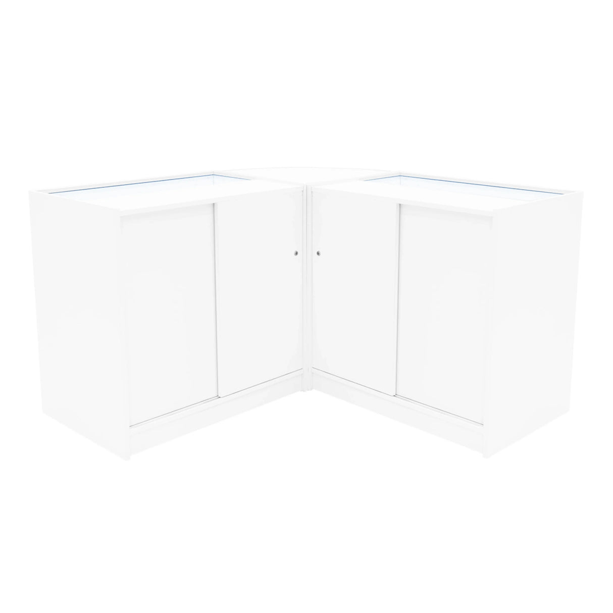 Adonis LED Shop Counter Set B900, C900 & CM60 - White
