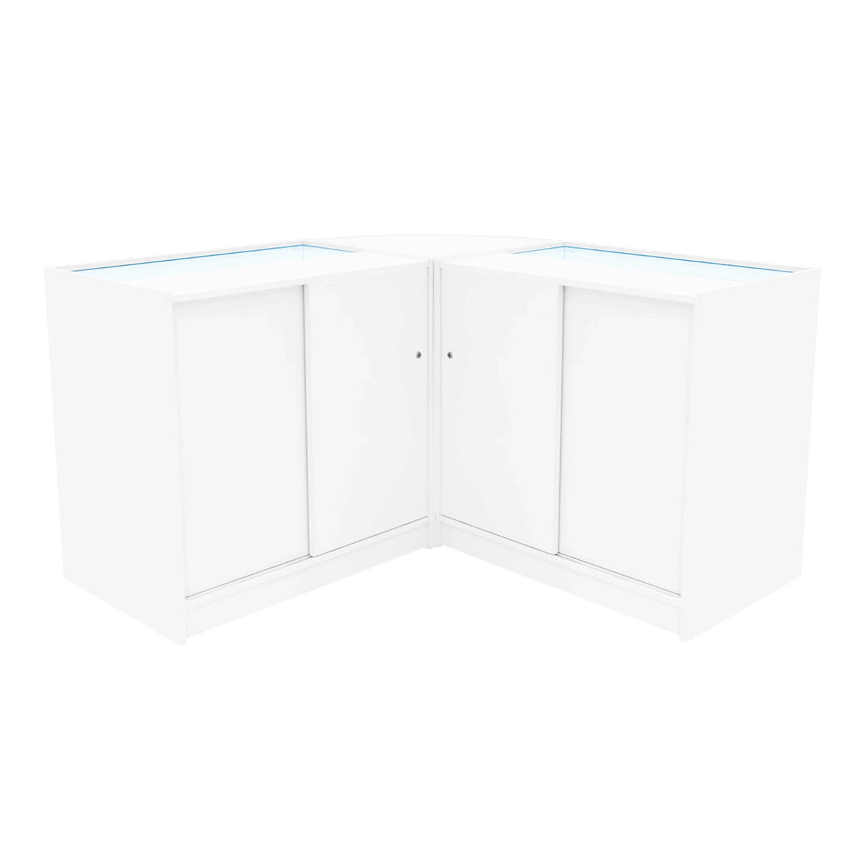 Triton LED Shop Counter Set K900, B900 & CM60 - White