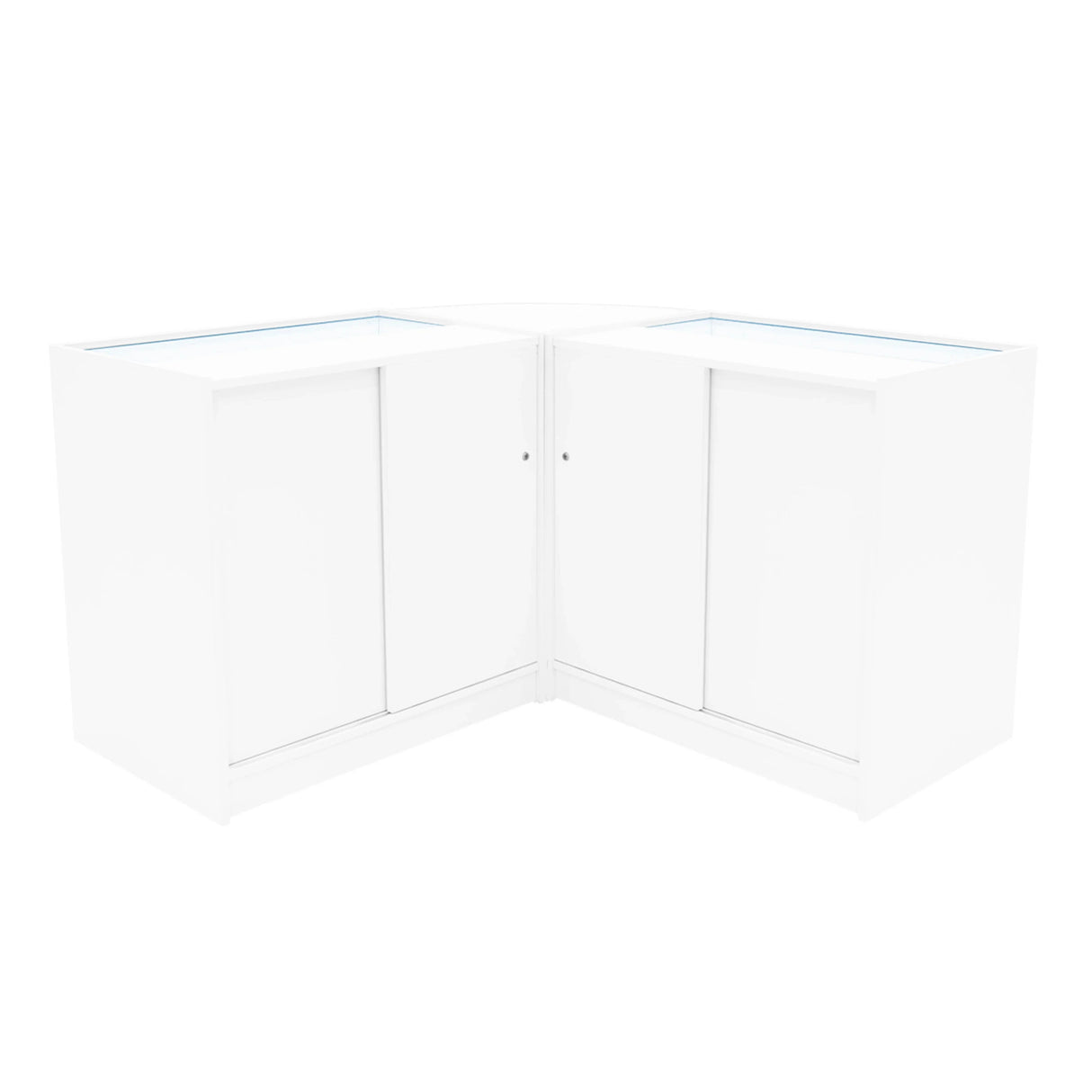 Hera LED Shop Counter Set K900, C900 & CM60 - White