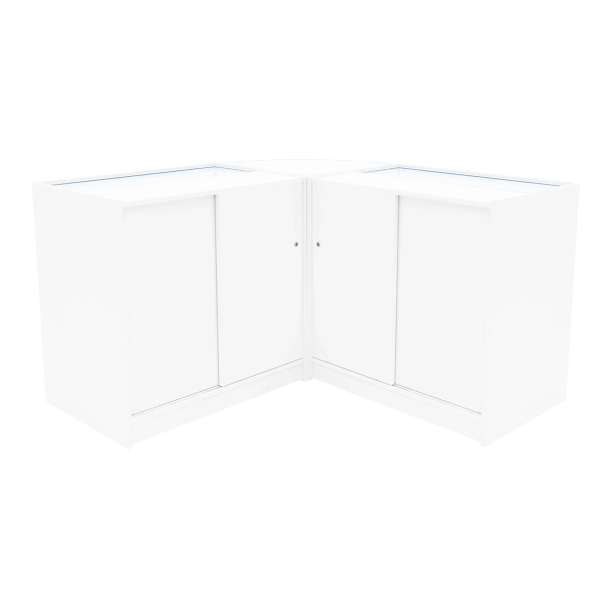 Andromeda LED Shop Counter Set LM60 & 2 x C900 - White