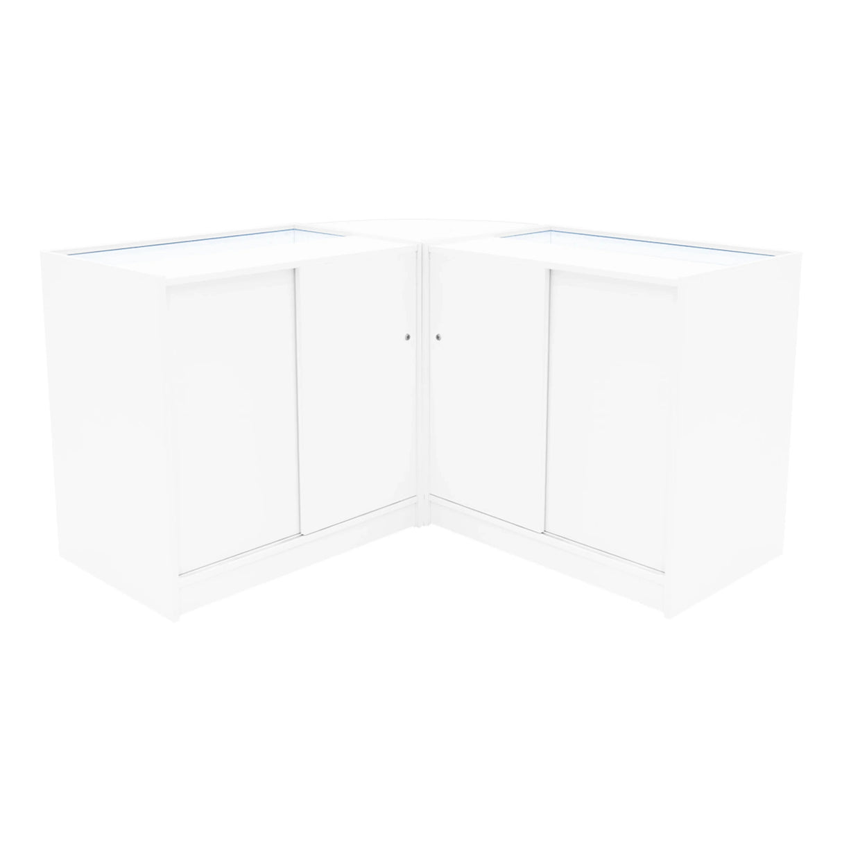 Apollo LED Shop Counter Set LM60 & 2 x K900 - White