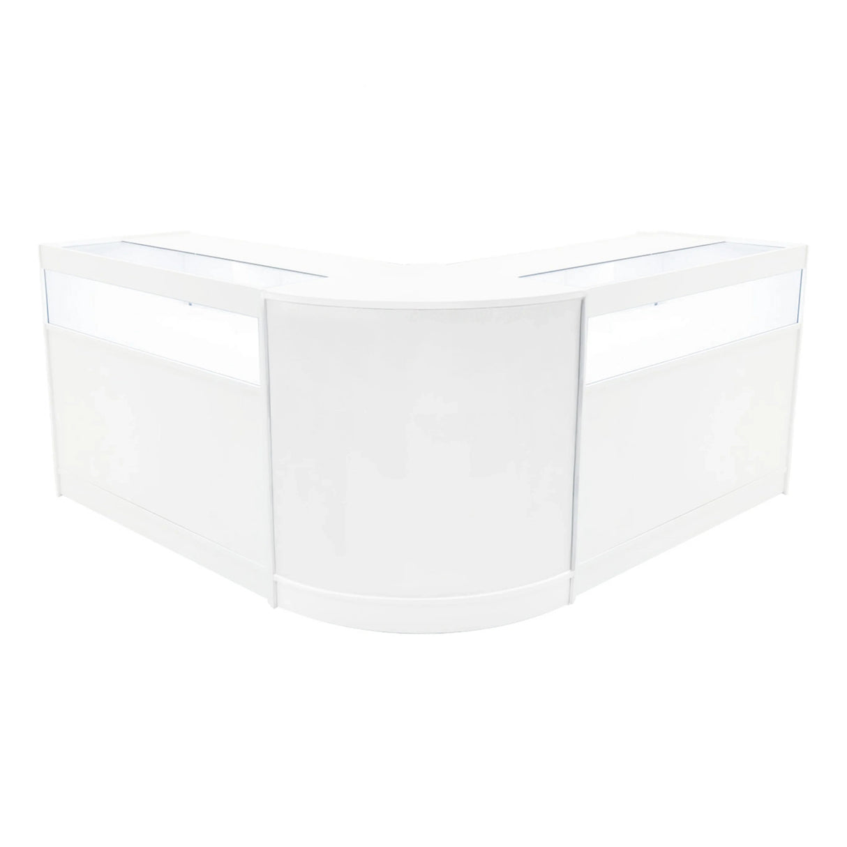Iris LED Shop Counter Set CM60 & 2 x B1200 - White