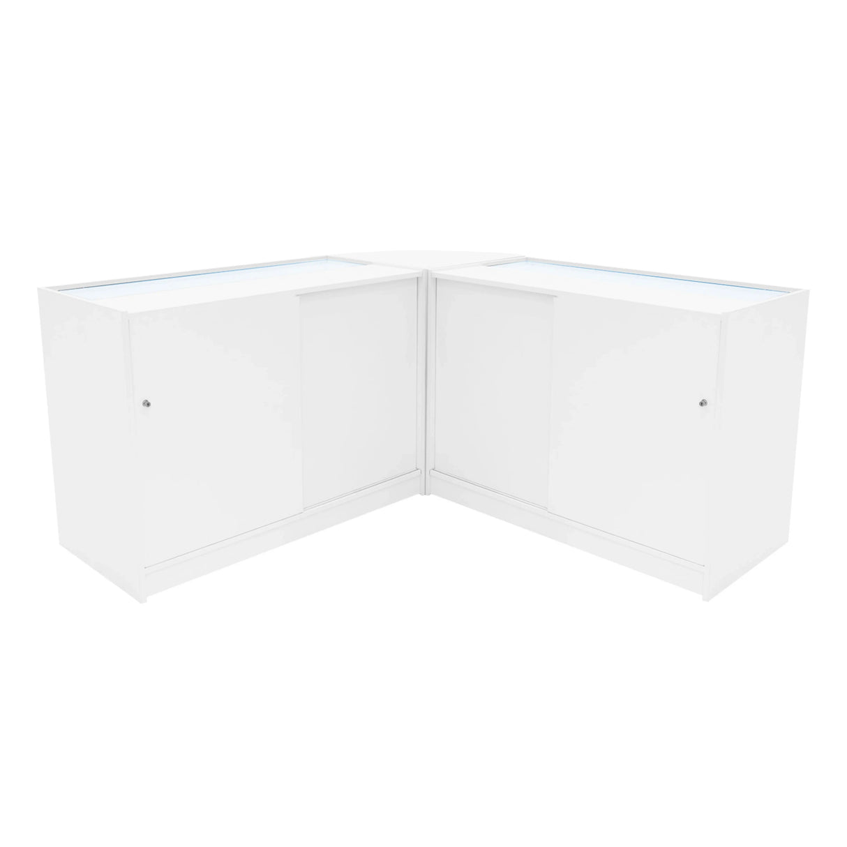 Hera LED Shop Counter Set K1200, C1200 & CM60 - White