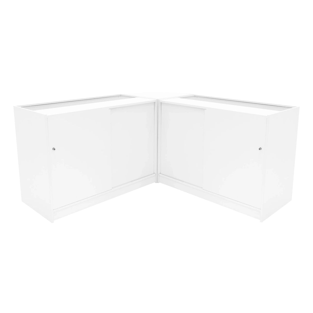 Demeter LED Shop Counter Set K1200, B1200 & LM60 - White
