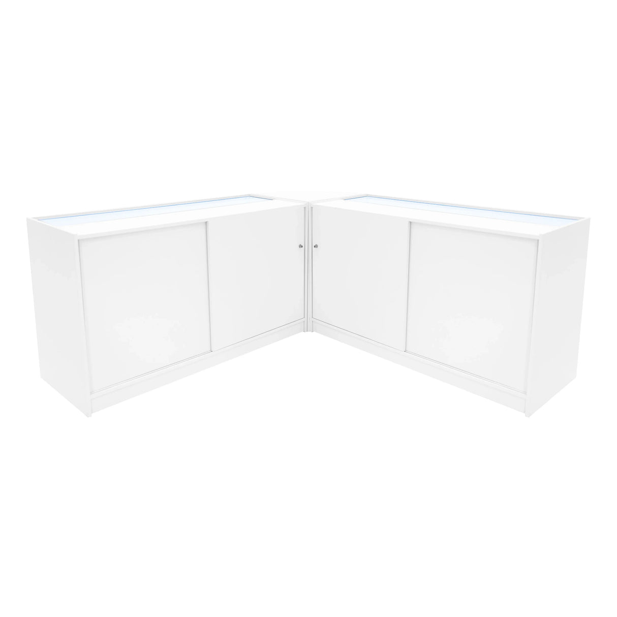 Triton LED Shop Counter Set K1500, B1500 & CM60 - White