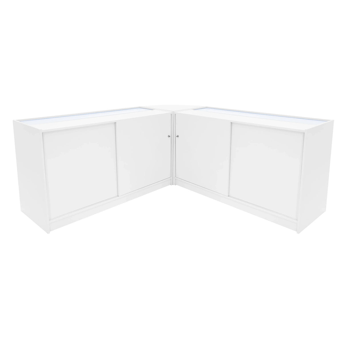 Theseus LED Shop Counter Set LM60 & 2 x B1500 - White