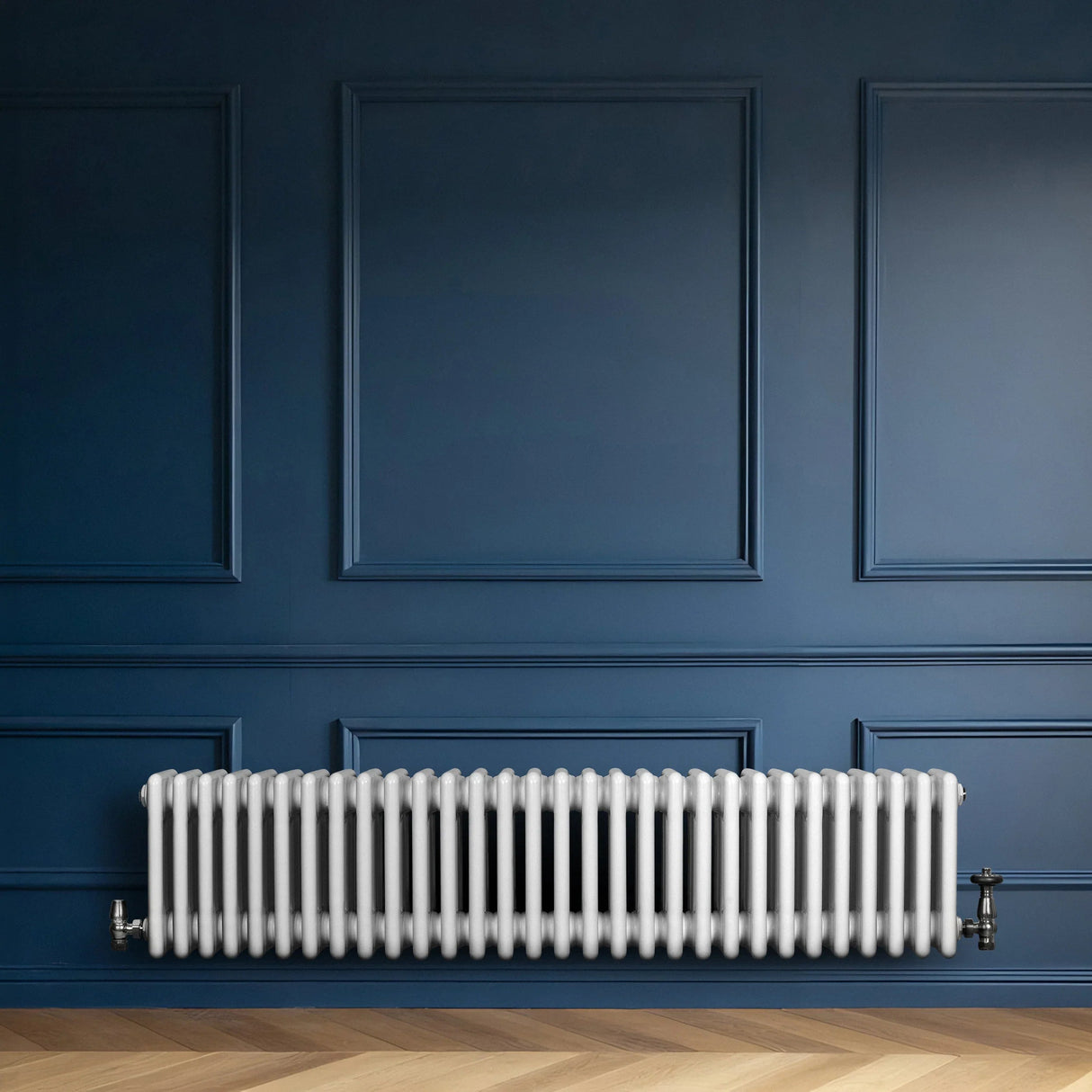 Traditional 4 Column Radiator - 300 x 1370mm - White