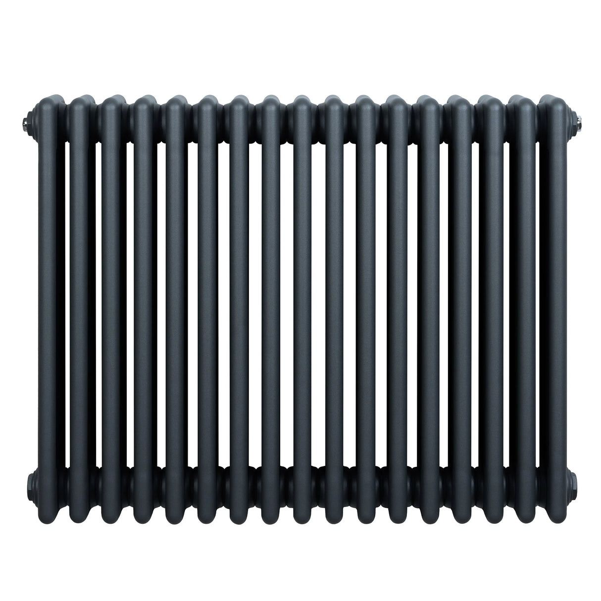 Traditional 4 Column Radiator - 600 x 785mm - Anthracite Grey