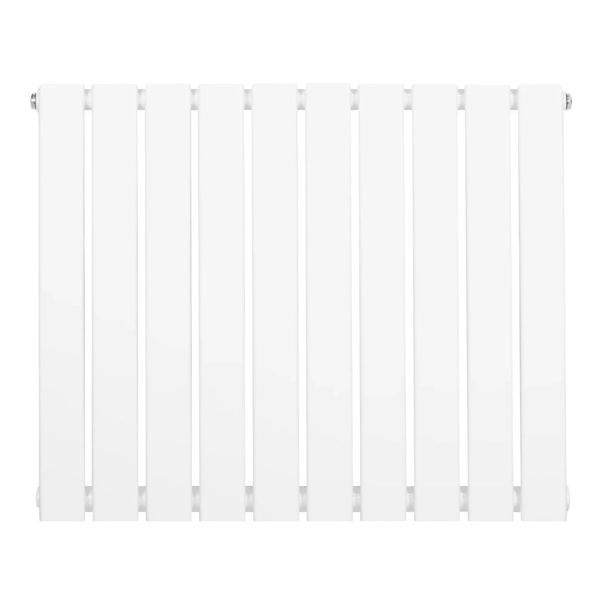 Flat Single Column Radiator - 600 x 700mm - White