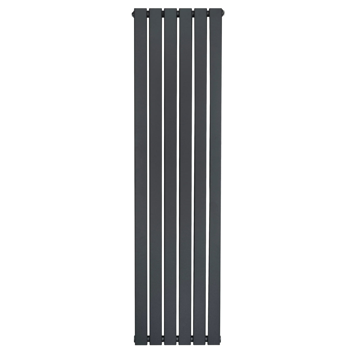Flat Single Column Radiator - 1600 x 420mm - Anthracite Grey