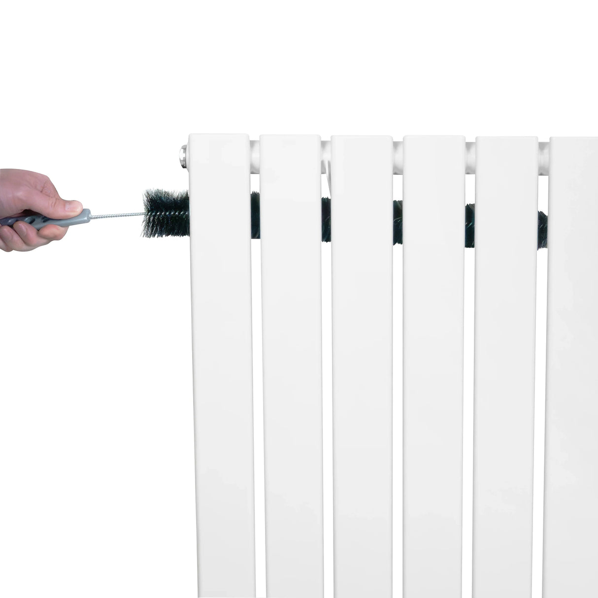 Flat Single Column Radiator - 1800 x 420mm - White