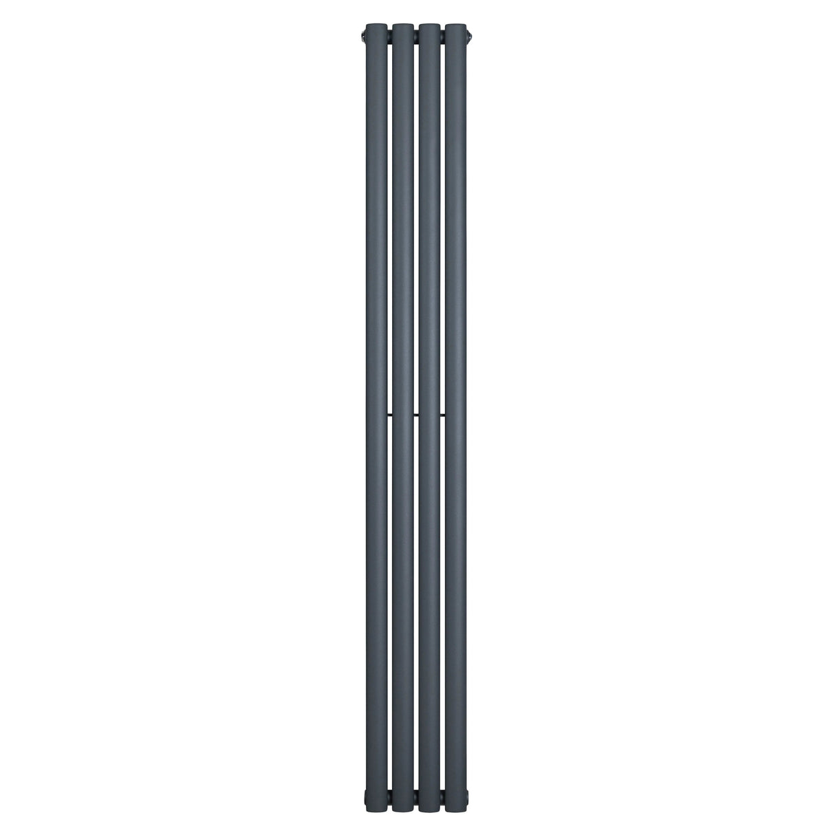 Oval Single Column Radiator - 1800 x 240mm - Anthracite Grey