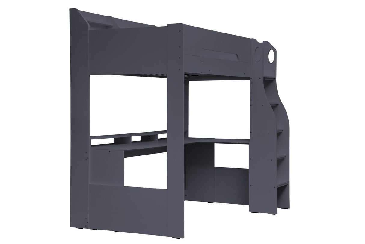Flair Skyhigh Single Gaming High Sleeper Anthracite