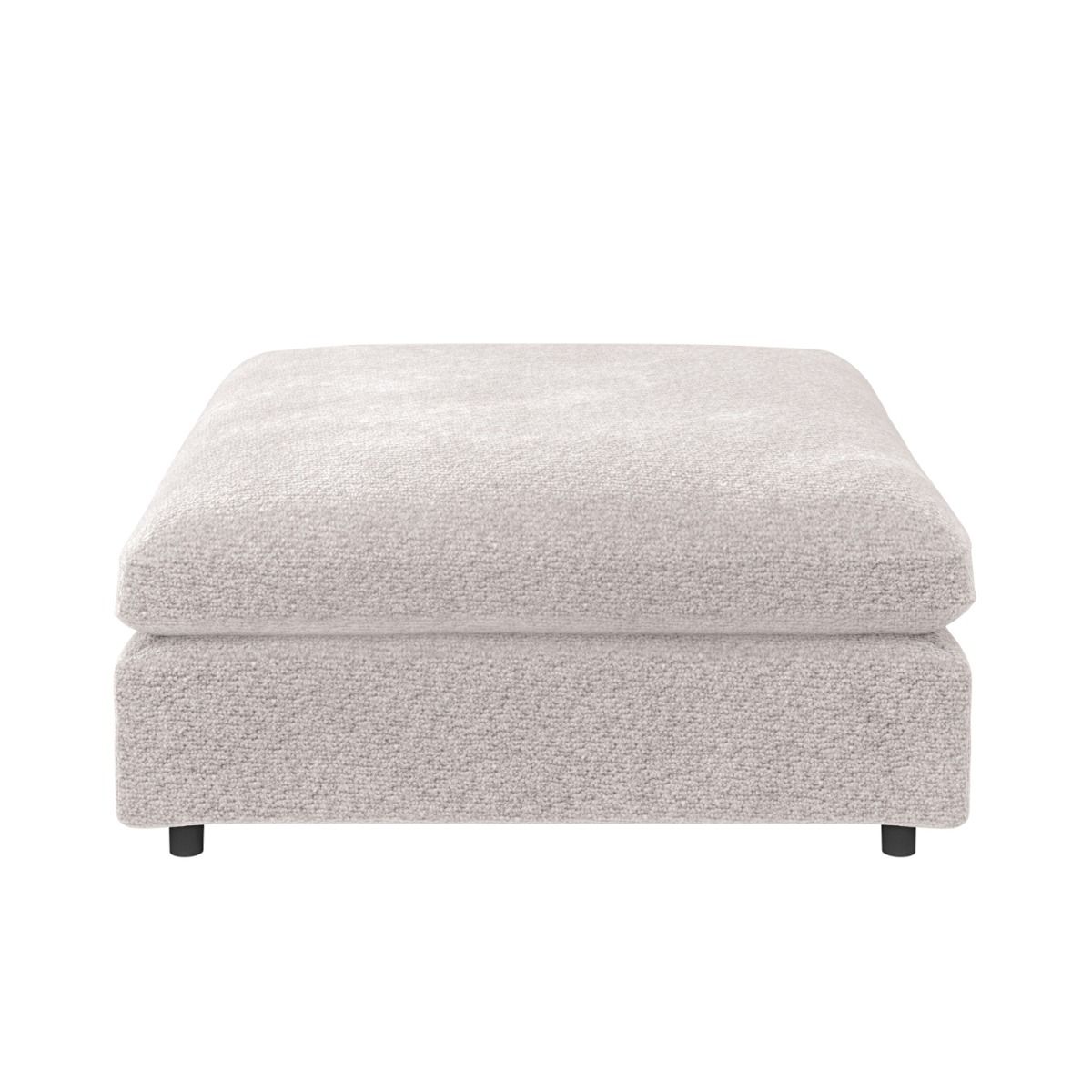 SOLACE+CO Asher Footstool Beige Boucle