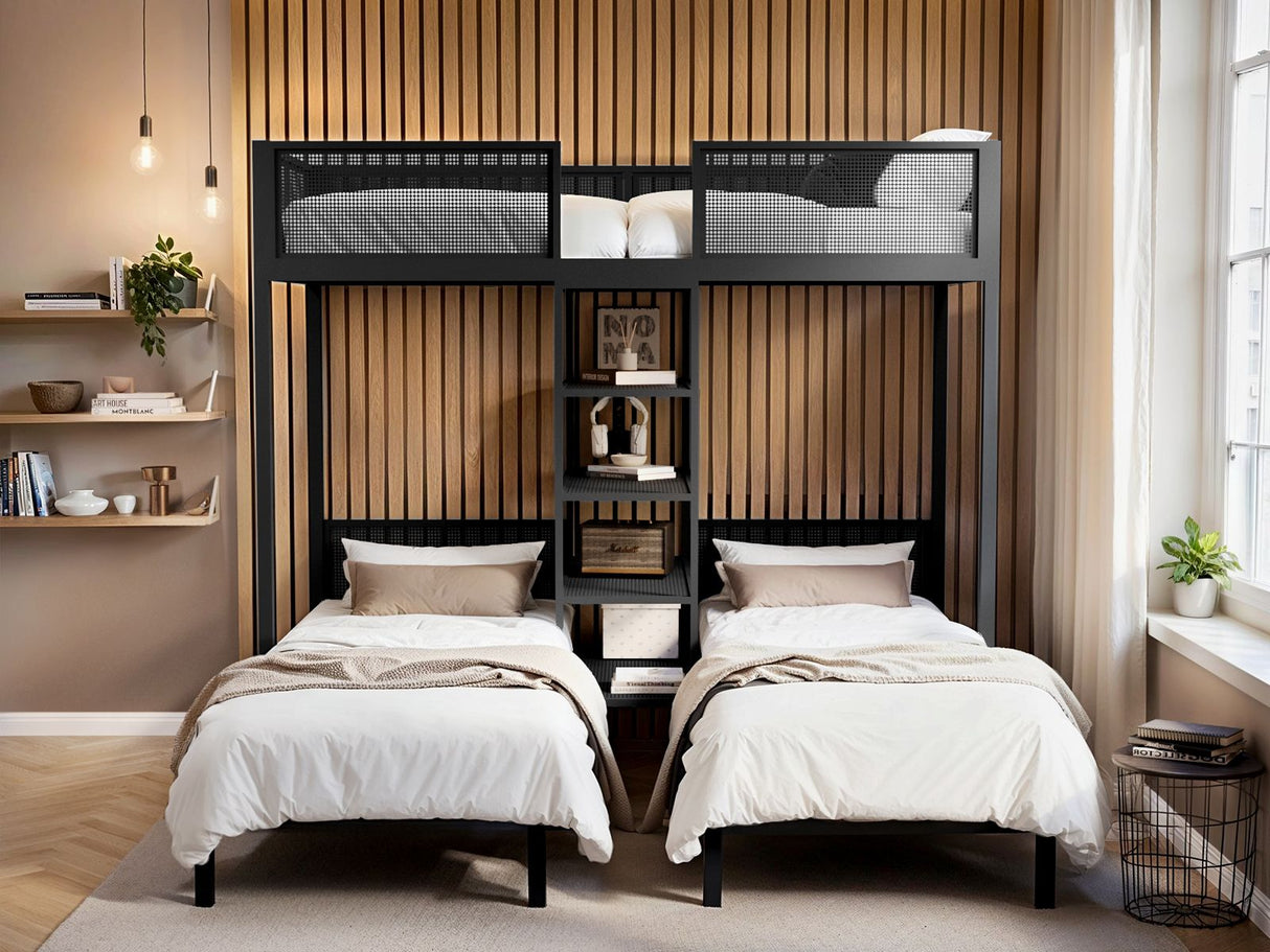 Flair Axton Metal Triple Bunk Bed