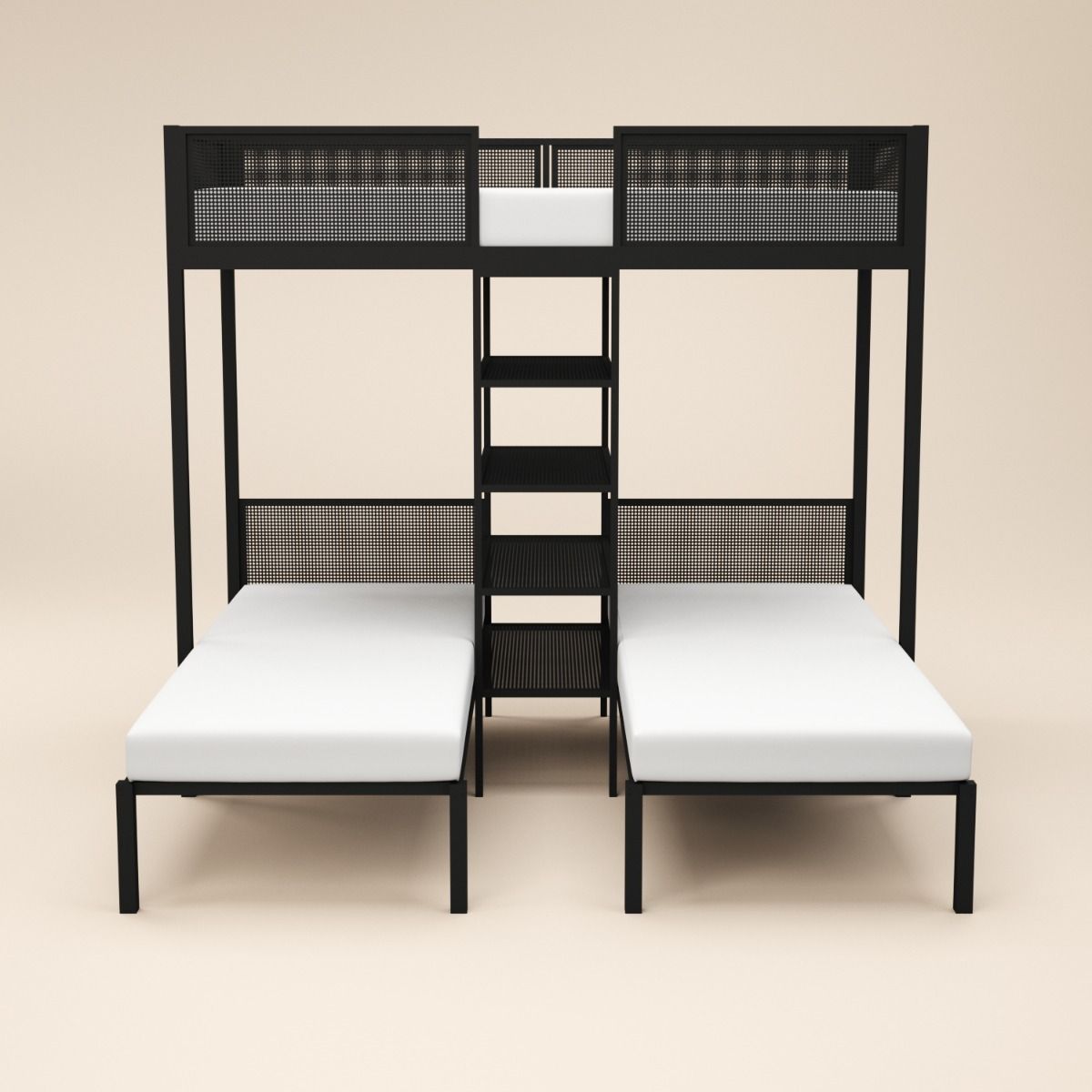 Flair Axton Metal Triple Bunk Bed