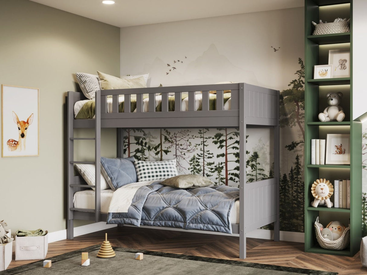 Flair Bea Wooden Bunk Bed Grey
