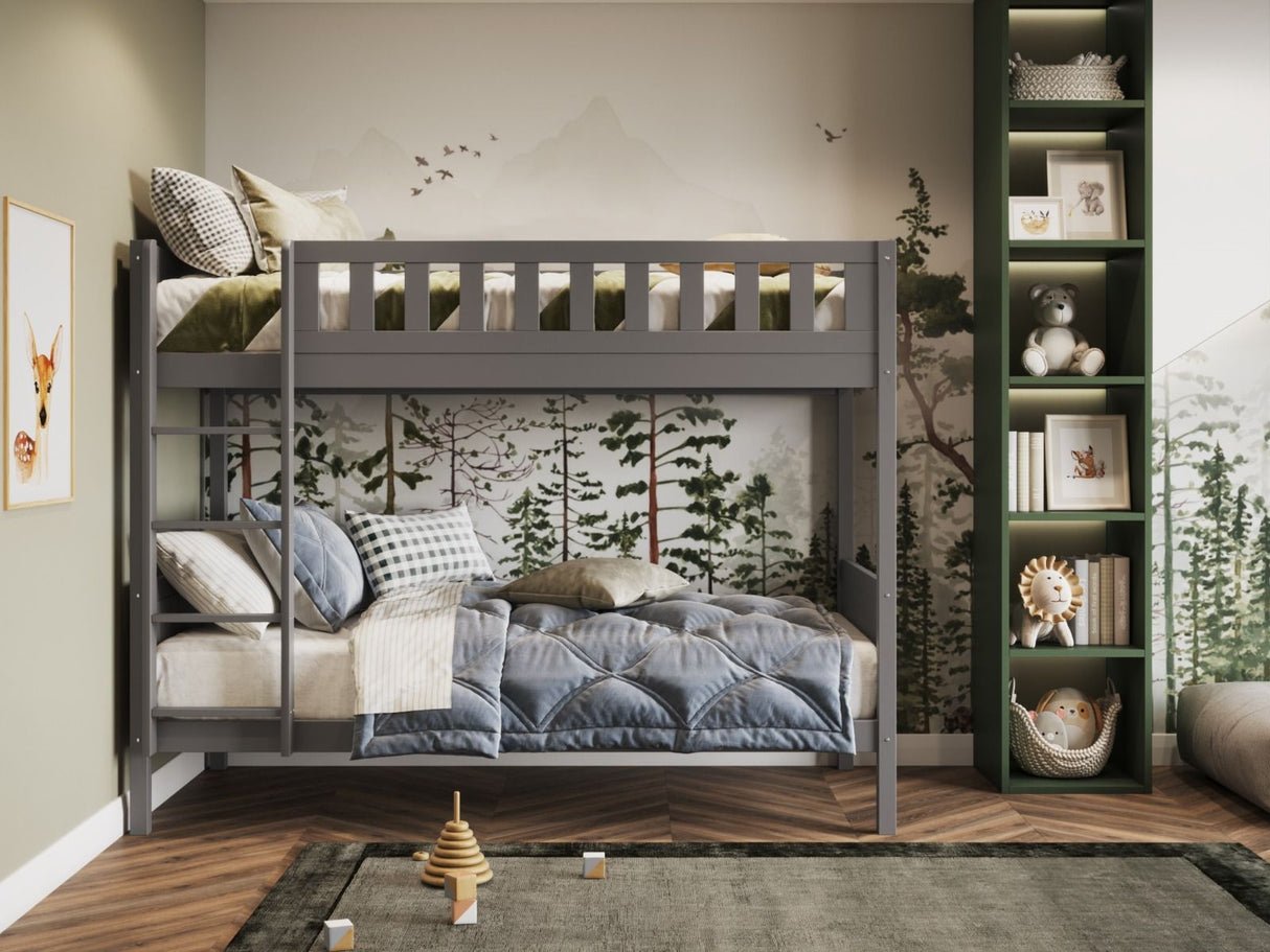 Flair Bea Wooden Bunk Bed Grey