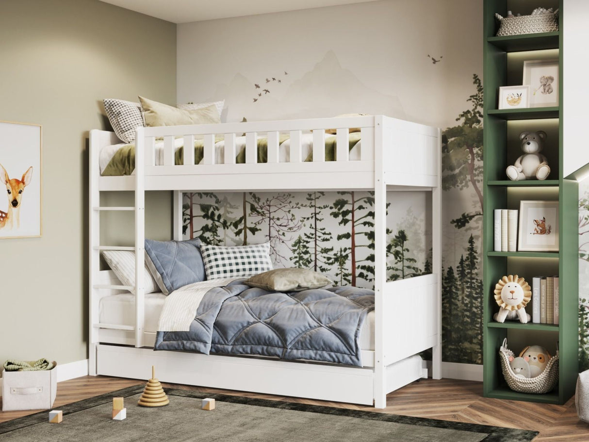 Flair Bea Wooden Bunk Bed White