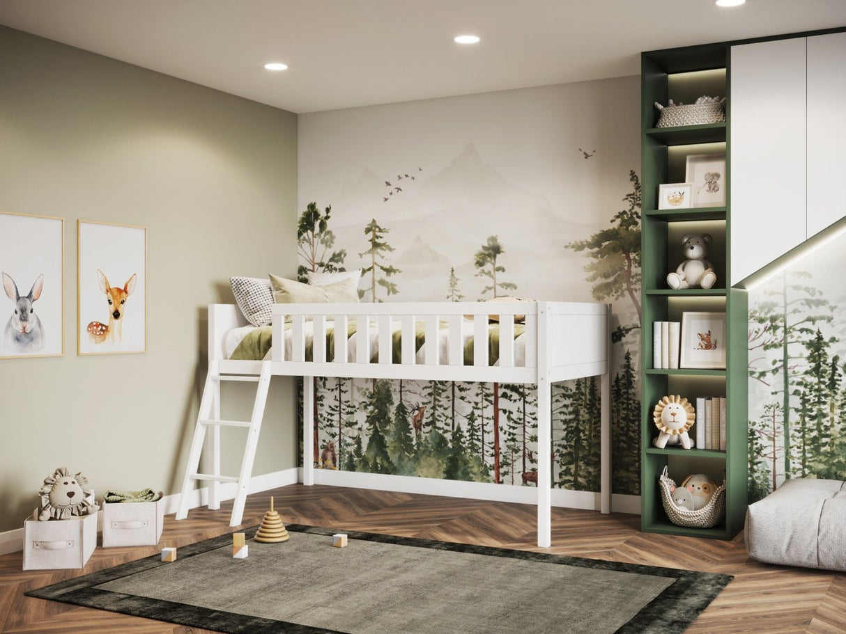 Flair Bea Mid Sleeper Cabin Bed White