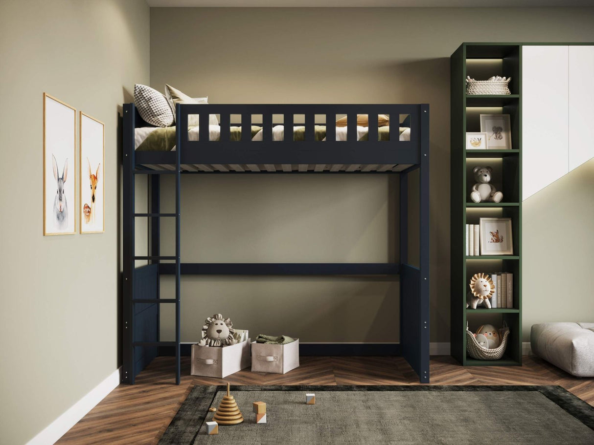 Flair Bea Wooden High Sleeper Navy