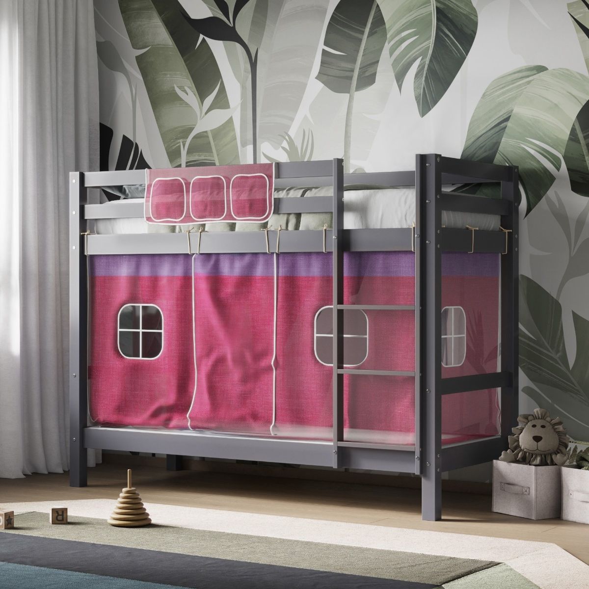 Flair Callisto Shorty Bunk Bed Grey