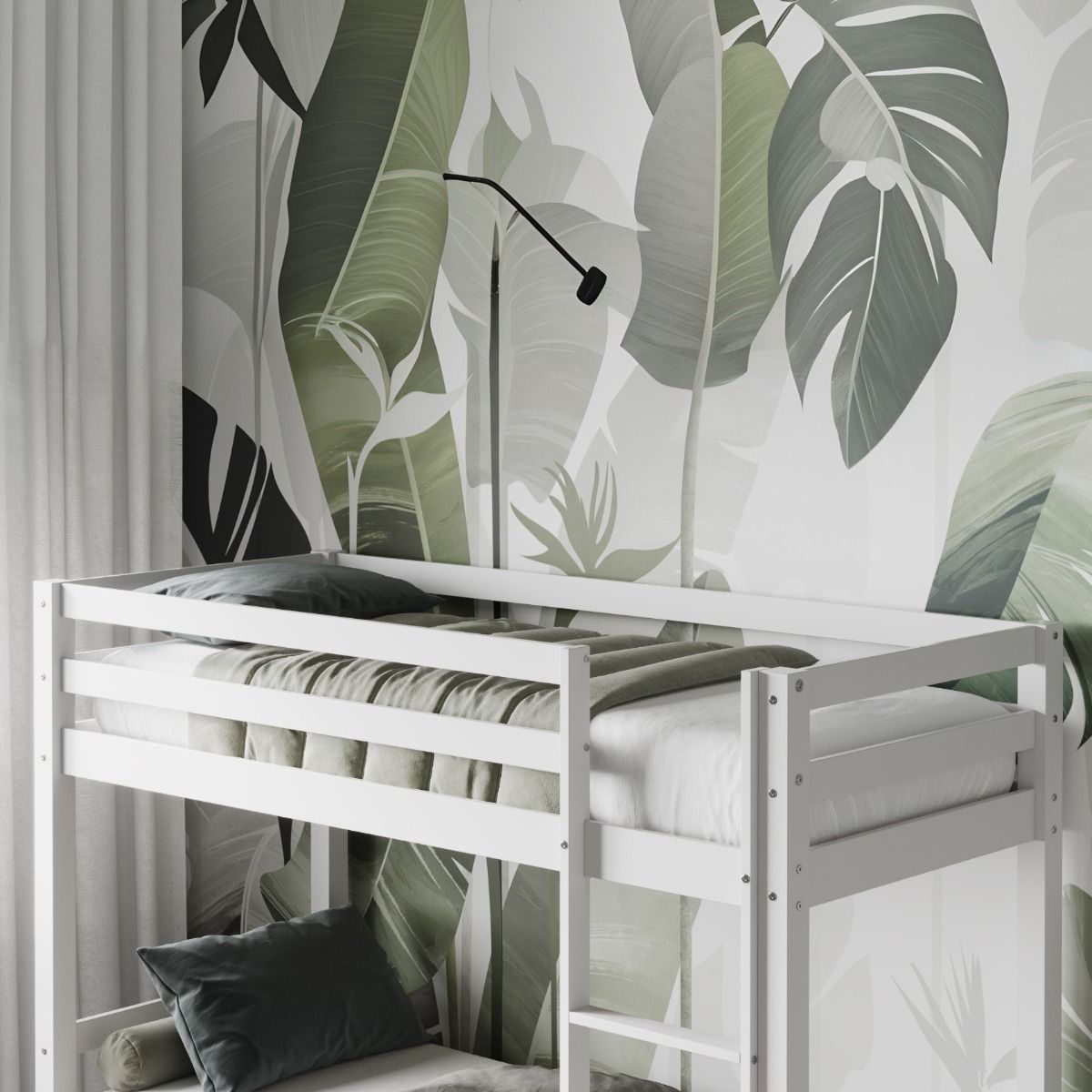 Flair Callisto Shorty Bunk Bed White