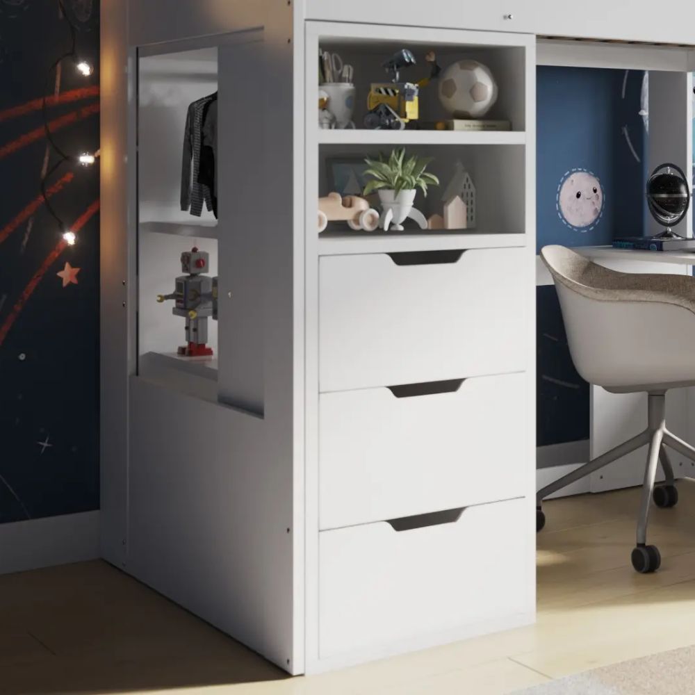 Flair Cosmic Wardrobe White