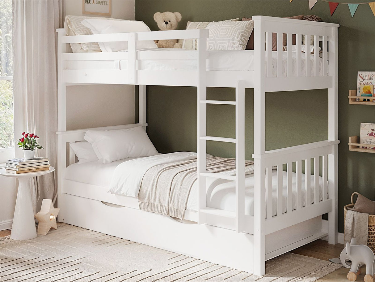 Flair Cypress Detachable Bunk Bed White