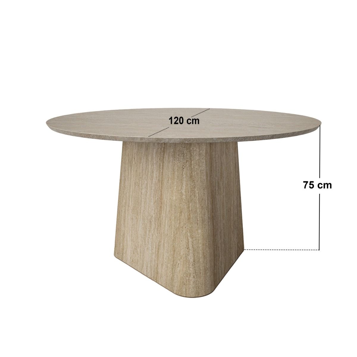 SOLACE+CO Elin Dining Table with Aiko Chairs Set of 4