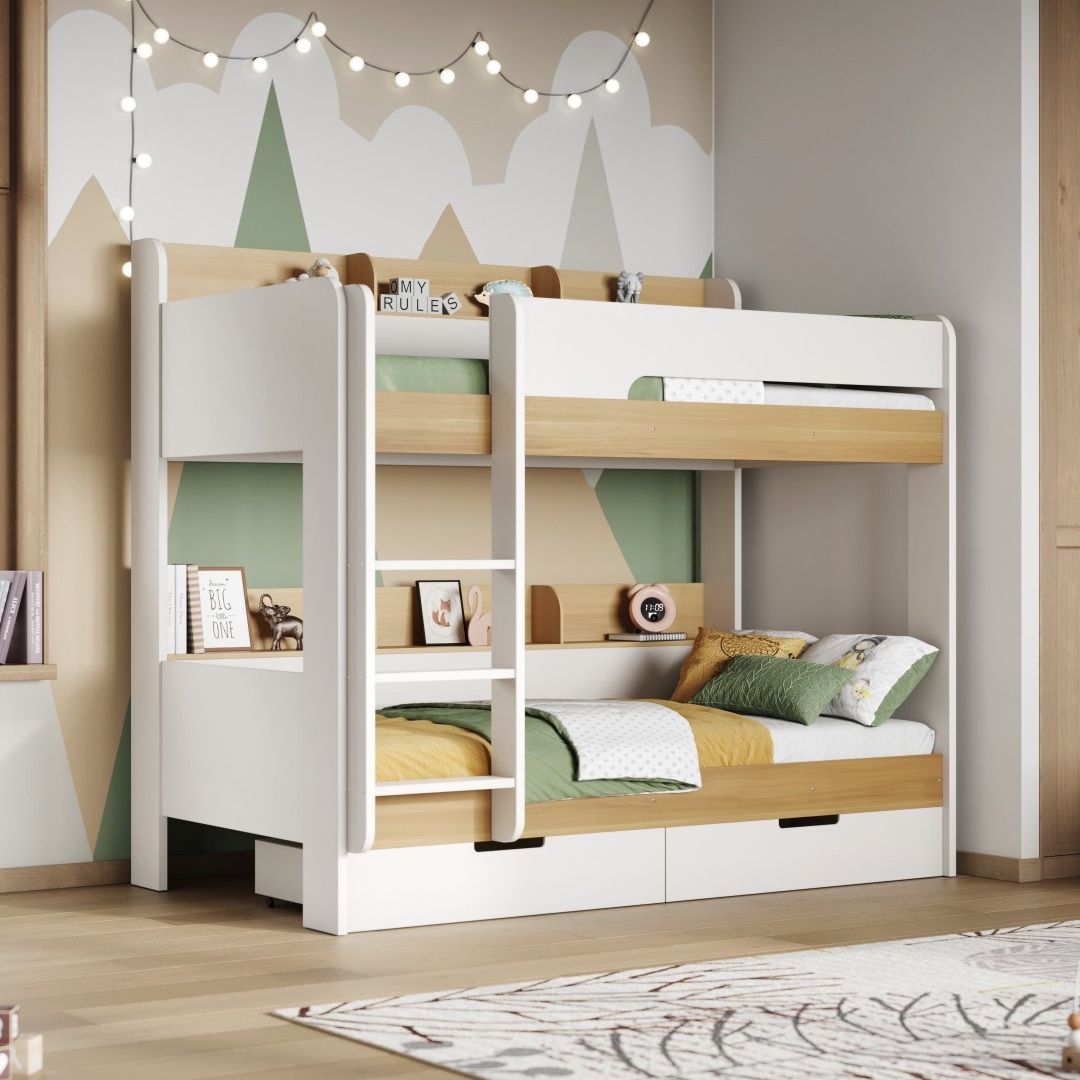Flair Eddie Storage Bunk White