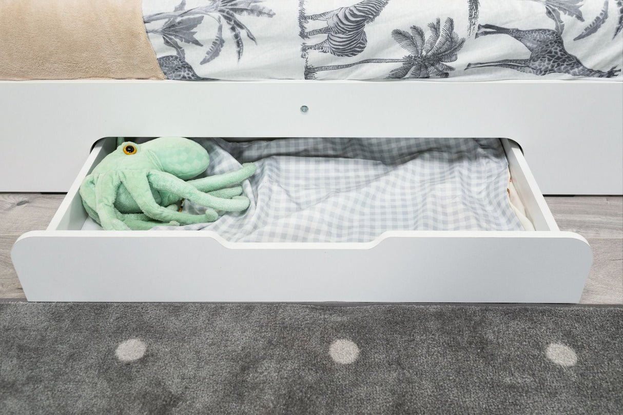 Flair Slick Staircase Bunk Bed with Storage White