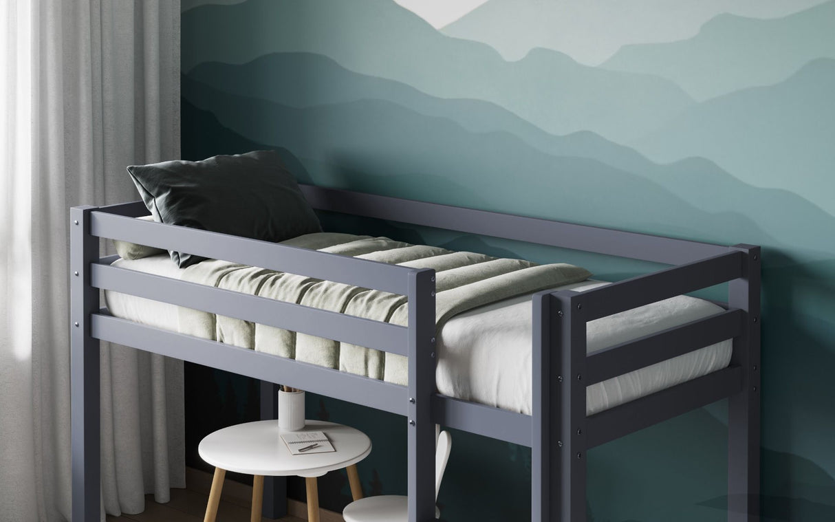 Flair Wooden Elara Shorty Mid Sleeper Grey