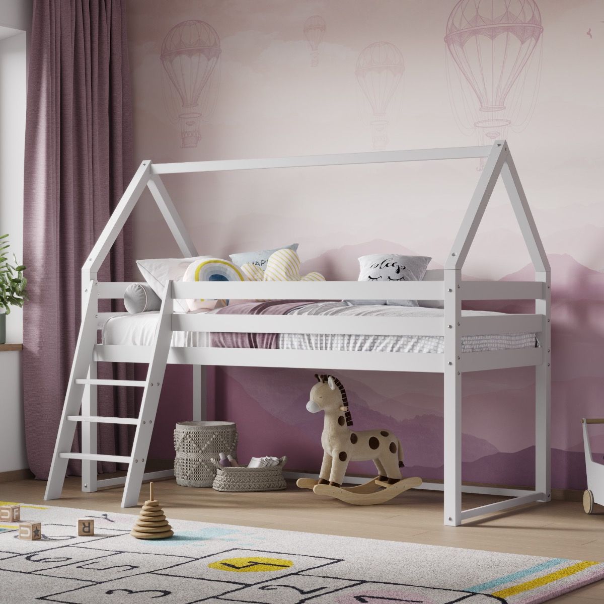 Flair Ellie House Mid Sleeper White